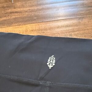 Free People high waisted black leggings